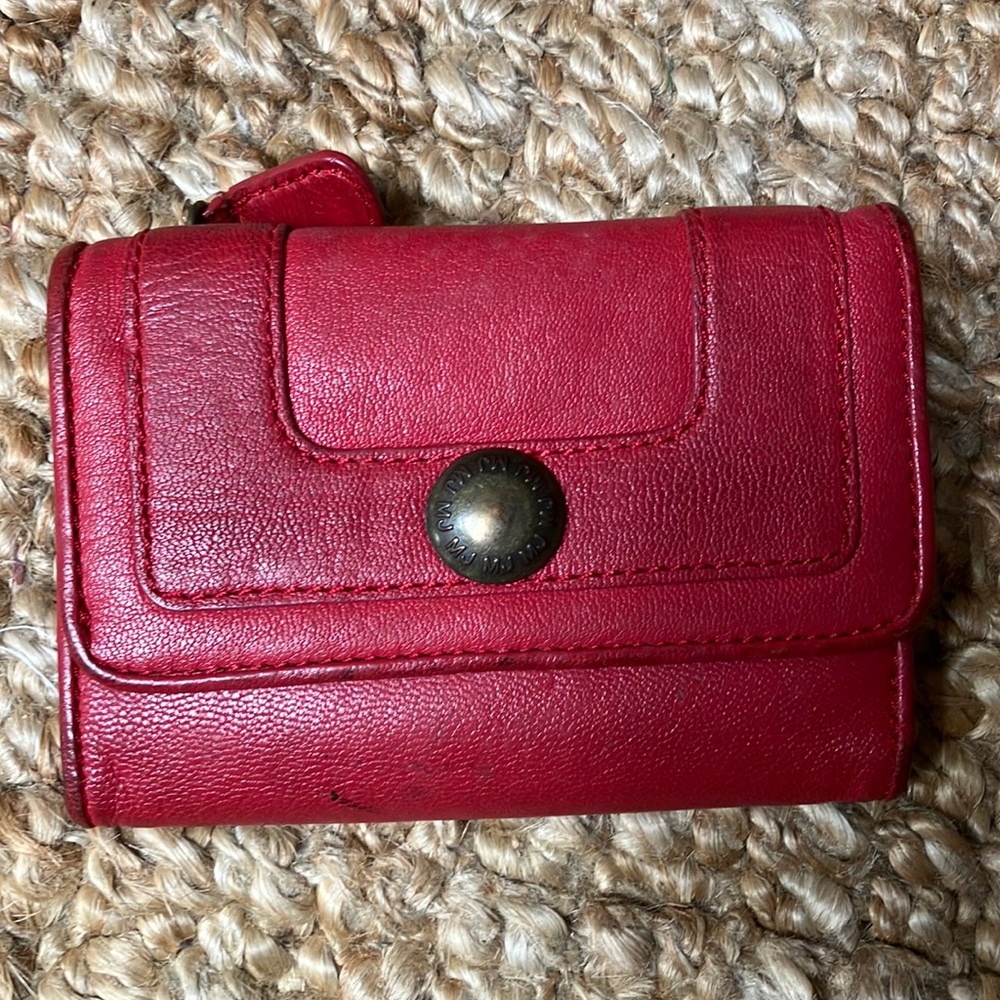 Marc by marc Jacobs vintage red leather wallet